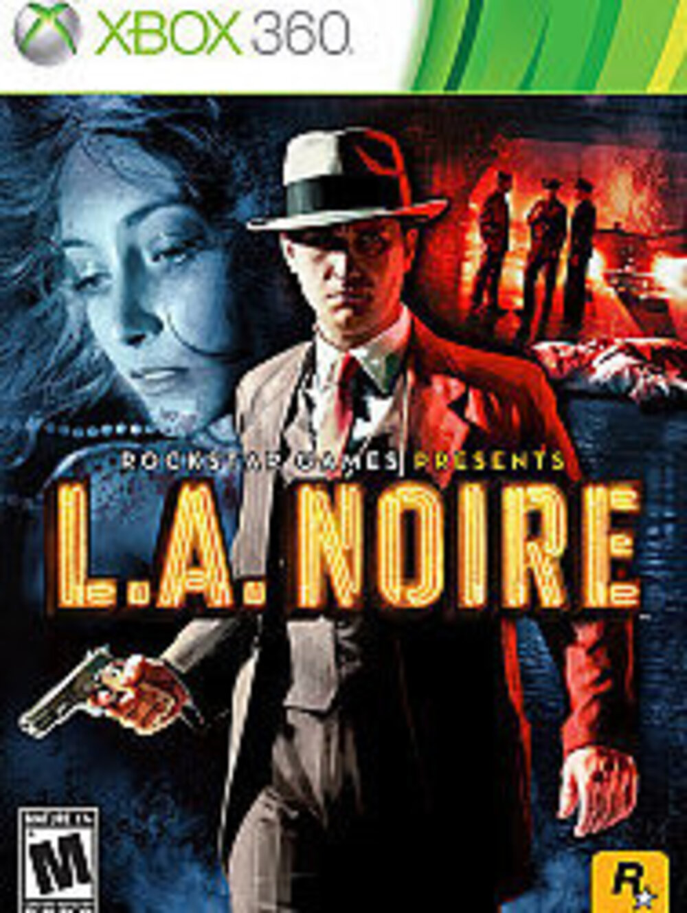 L.A. Noire for XBOX 360 3 Discs w/Manual Rated M